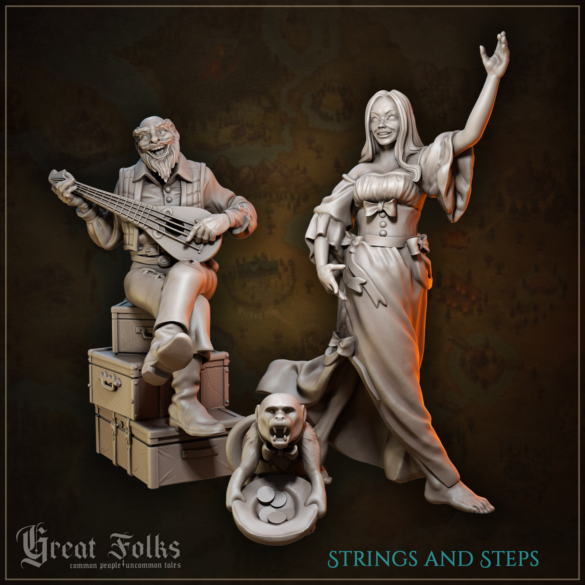 Strings and Steps
